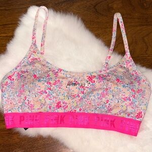 Pink Sport Floral Women's GYM to SWIM Bra
